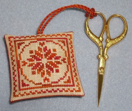 Snowman Scissors Fob - Large Scissors Fob - Gift for Quilter